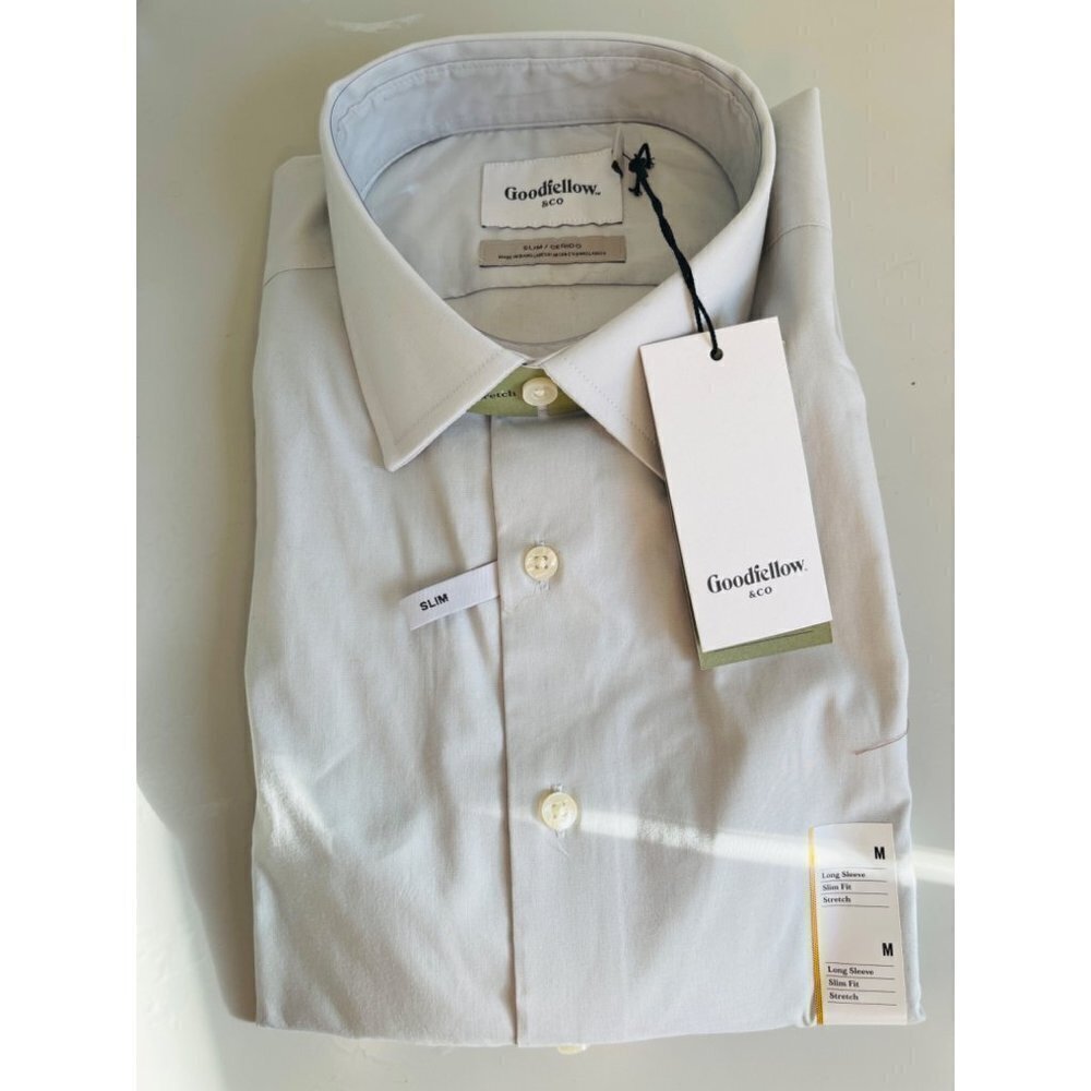 NWT Goodfellow & Co Mens Dress Shirt size M 15 -15.5 - Picture 5 of 6